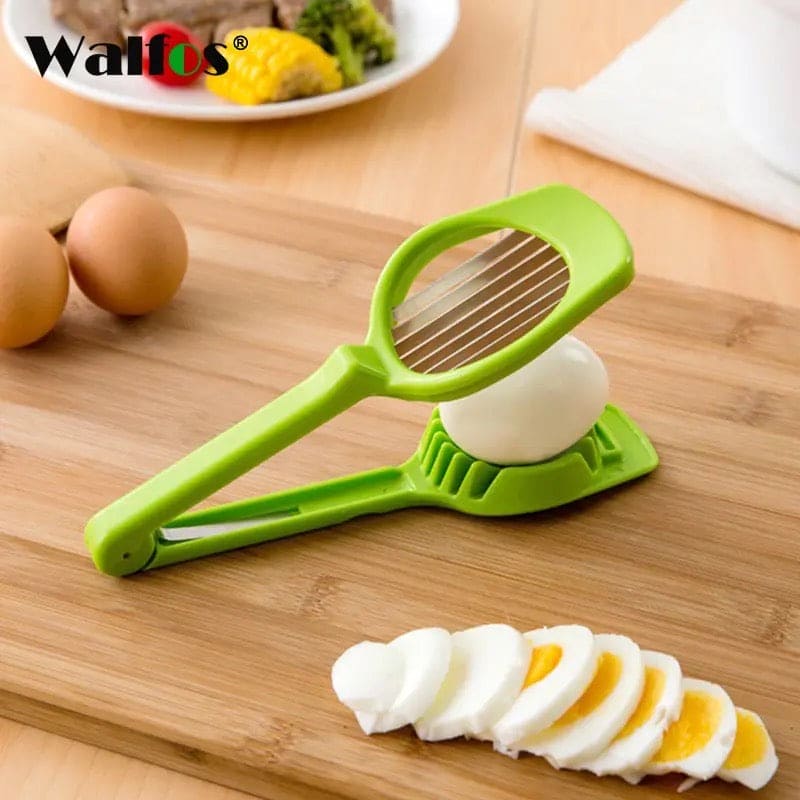 Egg Split Slicer, Stainless Steel Egg Cutter, Multifunction Egg Kiwi Date Divider Slicing Mold, Stainless Steel Wire for Home Kitchen Bar Egg Split Slicer, Stainless Steel Egg Cutter, Multifunction Egg Kiwi Date Divider Slicing Mold, Stainless Steel Wire for Home Kitchen Bar